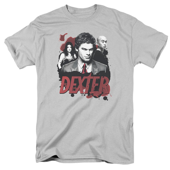 Dexter T-Shirt Bloody Trio Silver Tee - Yoga Clothing for You