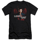 Dexter Premium Canvas T-Shirt Good or Bad Person Black Tee - Yoga Clothing for You