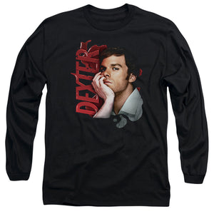 Dexter Long Sleeve T-Shirt Poster Photo Black Tee - Yoga Clothing for You