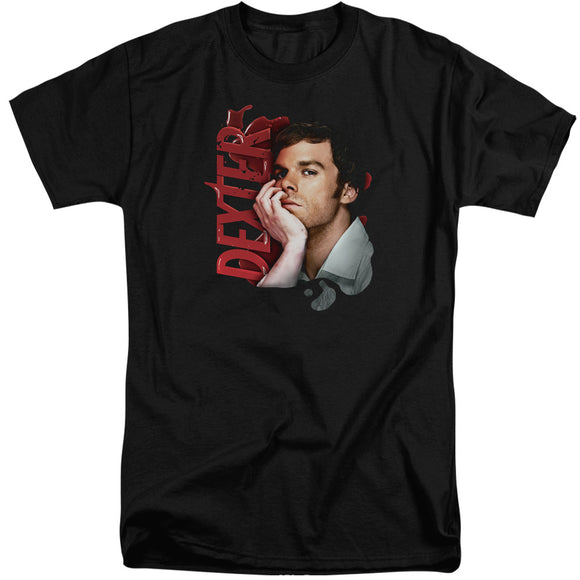 Dexter Tall T-Shirt Poster Photo Black Tee - Yoga Clothing for You