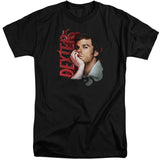 Dexter Tall T-Shirt Poster Photo Black Tee - Yoga Clothing for You