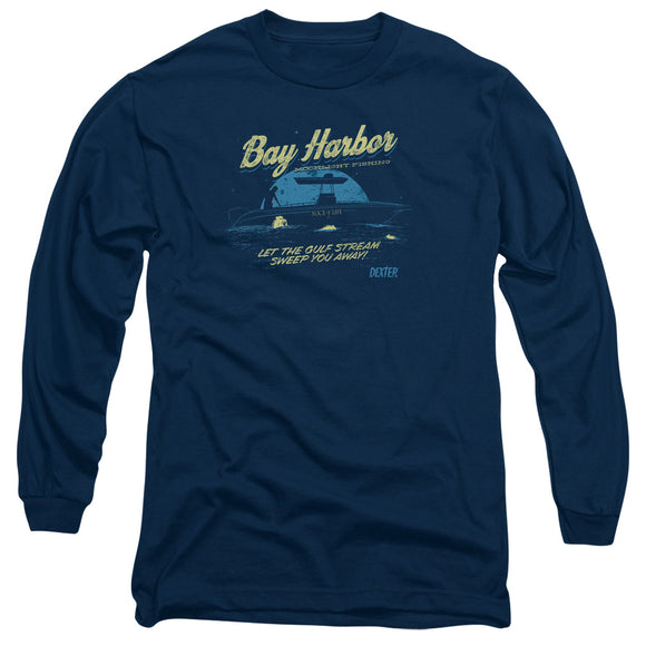 Dexter Long Sleeve T-Shirt Bay Harbor Navy Tee - Yoga Clothing for You