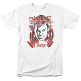 Dexter T-Shirt Blood White Tee - Yoga Clothing for You