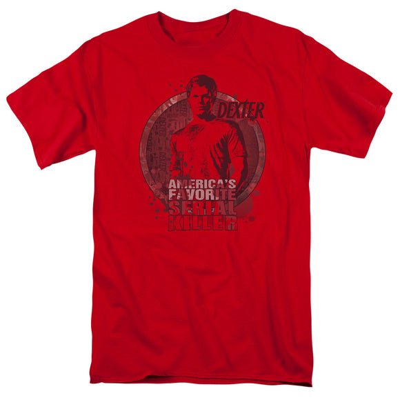 Dexter T-Shirt Dexter Americas Favorite Red Tee - Yoga Clothing for You