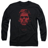 Dexter Long Sleeve T-Shirt Bloody Face Black Tee - Yoga Clothing for You