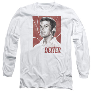 Dexter Long Sleeve T-Shirt Poster White Tee - Yoga Clothing for You