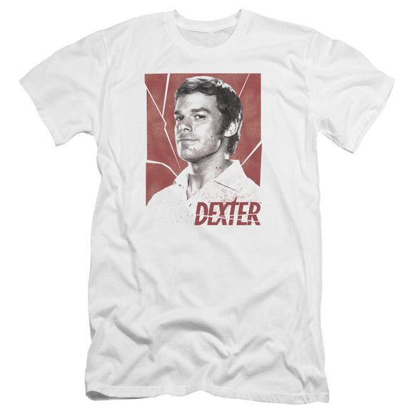 Dexter Premium Canvas T-Shirt Poster White Tee - Yoga Clothing for You