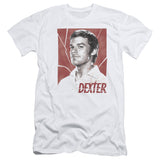 Dexter Slim Fit T-Shirt Poster White Tee - Yoga Clothing for You