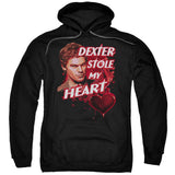 Dexter Hoodie Dexter Stole My Heart Black Hoody - Yoga Clothing for You