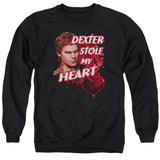 Dexter Sweatshirt Dexter Stole My Heart Black Pullover - Yoga Clothing for You