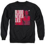 Dexter Sweatshirt Blood Never Lies Black Pullover - Yoga Clothing for You