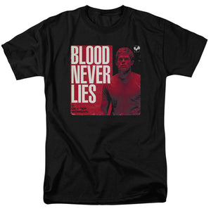 Dexter T-Shirt Blood Never Lies Black Tee - Yoga Clothing for You