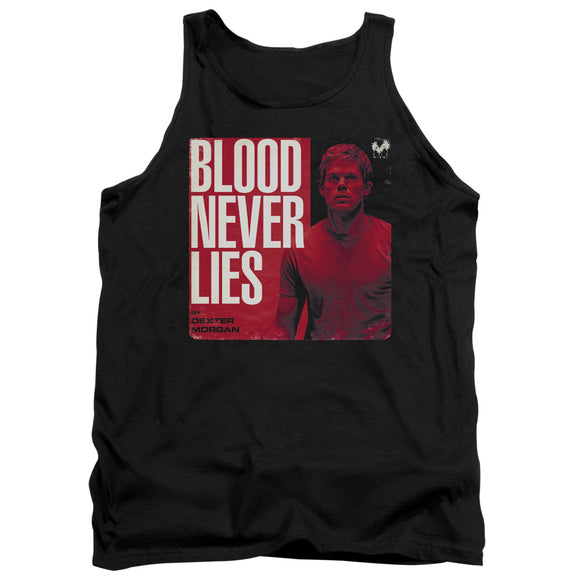 Dexter Tanktop Blood Never Lies Black Tank - Yoga Clothing for You