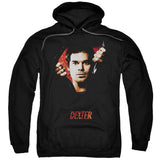 Dexter Hoodie Portrait Black Hoody - Yoga Clothing for You