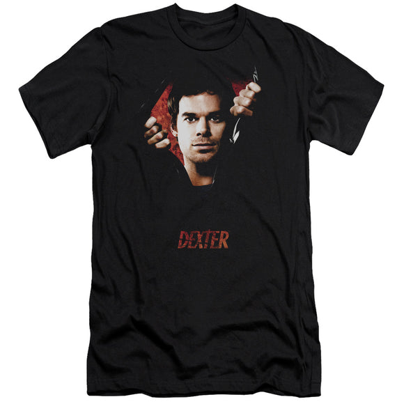 Dexter Premium Canvas T-Shirt Portrait Black Tee - Yoga Clothing for You