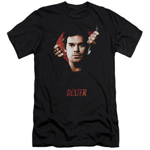 Dexter Slim Fit T-Shirt Portrait Black Tee - Yoga Clothing for You