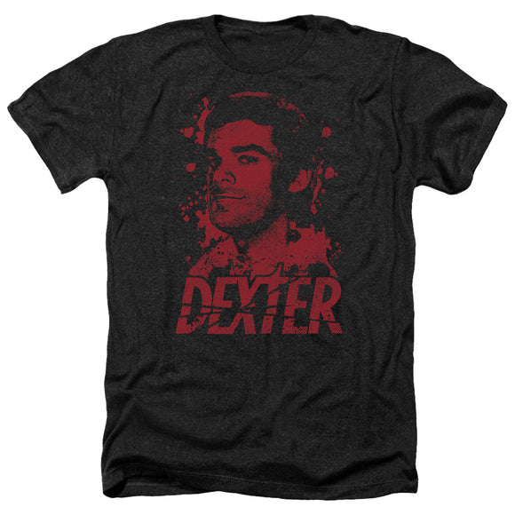 Dexter Heather T-Shirt Blood Splatter Black Tee - Yoga Clothing for You