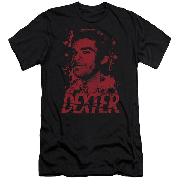 Dexter Premium Canvas T-Shirt Blood Splatter Black Tee - Yoga Clothing for You