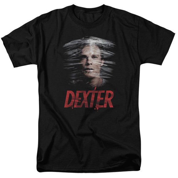 Dexter T-Shirt Plastic Wrap Black Tee - Yoga Clothing for You