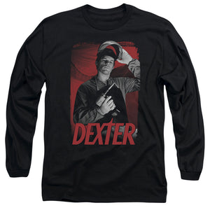 Dexter Long Sleeve T-Shirt Drill Black Tee - Yoga Clothing for You