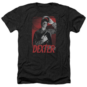 Dexter Heather T-Shirt Drill Black Tee - Yoga Clothing for You