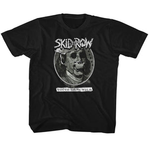 Skid Row Kids T-Shirt Youth Gone Wild Dead Benji Black Tee - Yoga Clothing for You