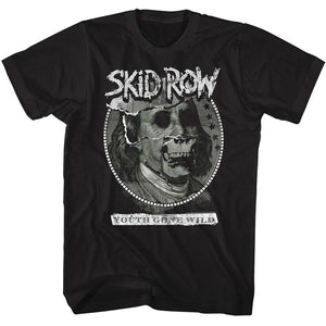 Skid Row T-Shirt Youth Gone Wild Dead Benji Black Tee - Yoga Clothing for You