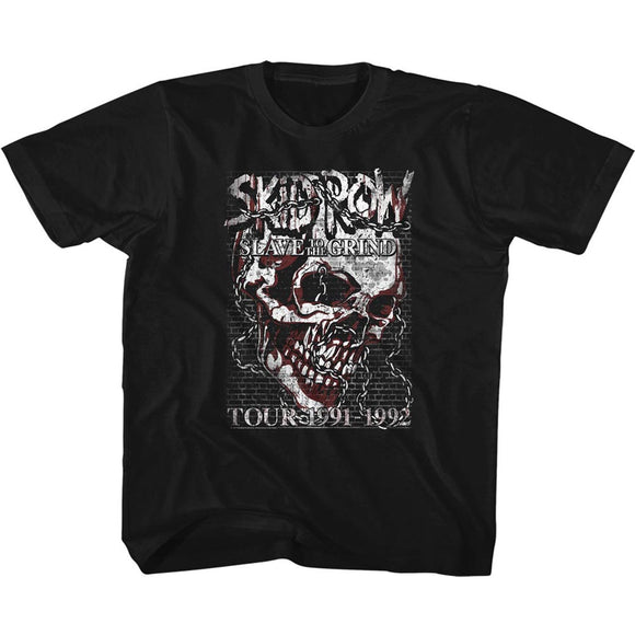 Skid Row Toddler T-Shirt Slave to the Grind Tour Black Tee - Yoga Clothing for You