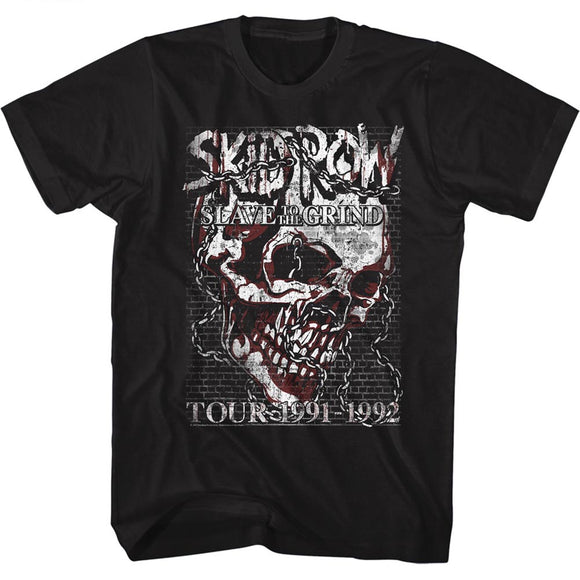 Skid Row Tall T-Shirt Slave to the Grind Tour Black Tee - Yoga Clothing for You