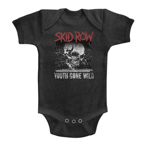 Skid Row Infant Bodysuit Youth Gone Wild Graffiti Vintage Smoke Romper - Yoga Clothing for You