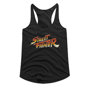 Street Fighter Ladies Racerback Tanktop Logo Tank - Yoga Clothing for You