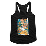 Street Fighter Ladies Racerback Tanktop Chun Li Dragons Tank - Yoga Clothing for You
