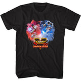 Street Fighter Champion Edition Black T-shirt - Yoga Clothing for You