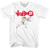 Street Fighter Hadoken Controls White Tall T-shirt - Yoga Clothing for You