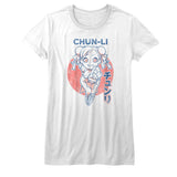 Street Fighter Juniors T-Shirt Cute Chun Li Tee - Yoga Clothing for You