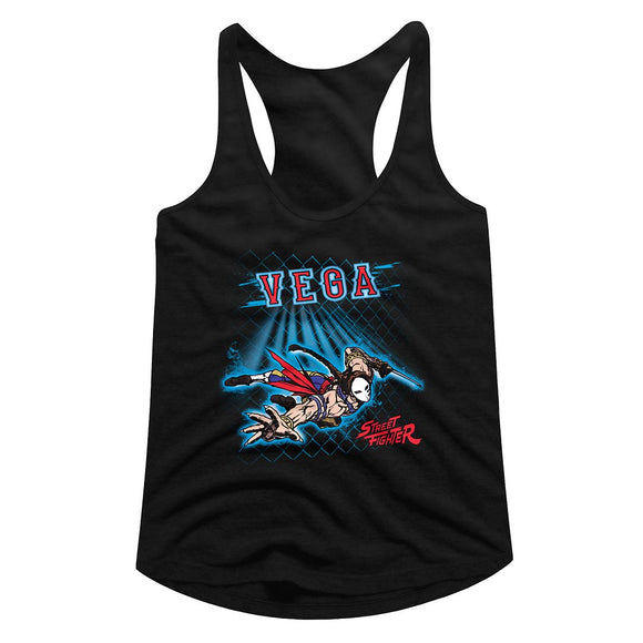 Street Fighter Ladies Racerback Tanktop Vega Tank - Yoga Clothing for You