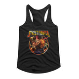 Street Fighter Ladies Racerback Tanktop Ryu Lightning Tank - Yoga Clothing for You