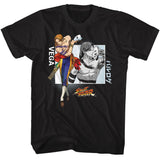 Street Fighter Vega Photos Black Tall T-shirt - Yoga Clothing for You