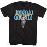 Street Fighter Chun Li Wave Black T-shirt - Yoga Clothing for You