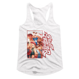 Street Fighter Ladies Racerback Tanktop Retro Multi Character Photo Tank - Yoga Clothing for You