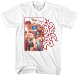 Street Fighter Retro Multi Character Photo White T-shirt - Yoga Clothing for You