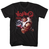 Street Fighter Ryu Game Controls Black T-shirt - Yoga Clothing for You