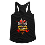 Street Fighter V Ladies Racerback Tanktop Ryu Tank - Yoga Clothing for You