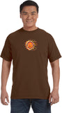 Sleeping Sun Pigment Dye Yoga Tee Shirt - Yoga Clothing for You
