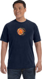 Sleeping Sun Pigment Dye Yoga Tee Shirt - Yoga Clothing for You