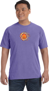 Sleeping Sun Pigment Dye Yoga Tee Shirt - Yoga Clothing for You