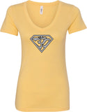 Super OM Ideal V-neck Yoga Tee Shirt - Yoga Clothing for You