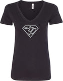 Super OM Ideal V-neck Yoga Tee Shirt - Yoga Clothing for You