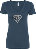 Super OM Ideal V-neck Yoga Tee Shirt - Yoga Clothing for You