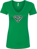 Super OM Ideal V-neck Yoga Tee Shirt - Yoga Clothing for You